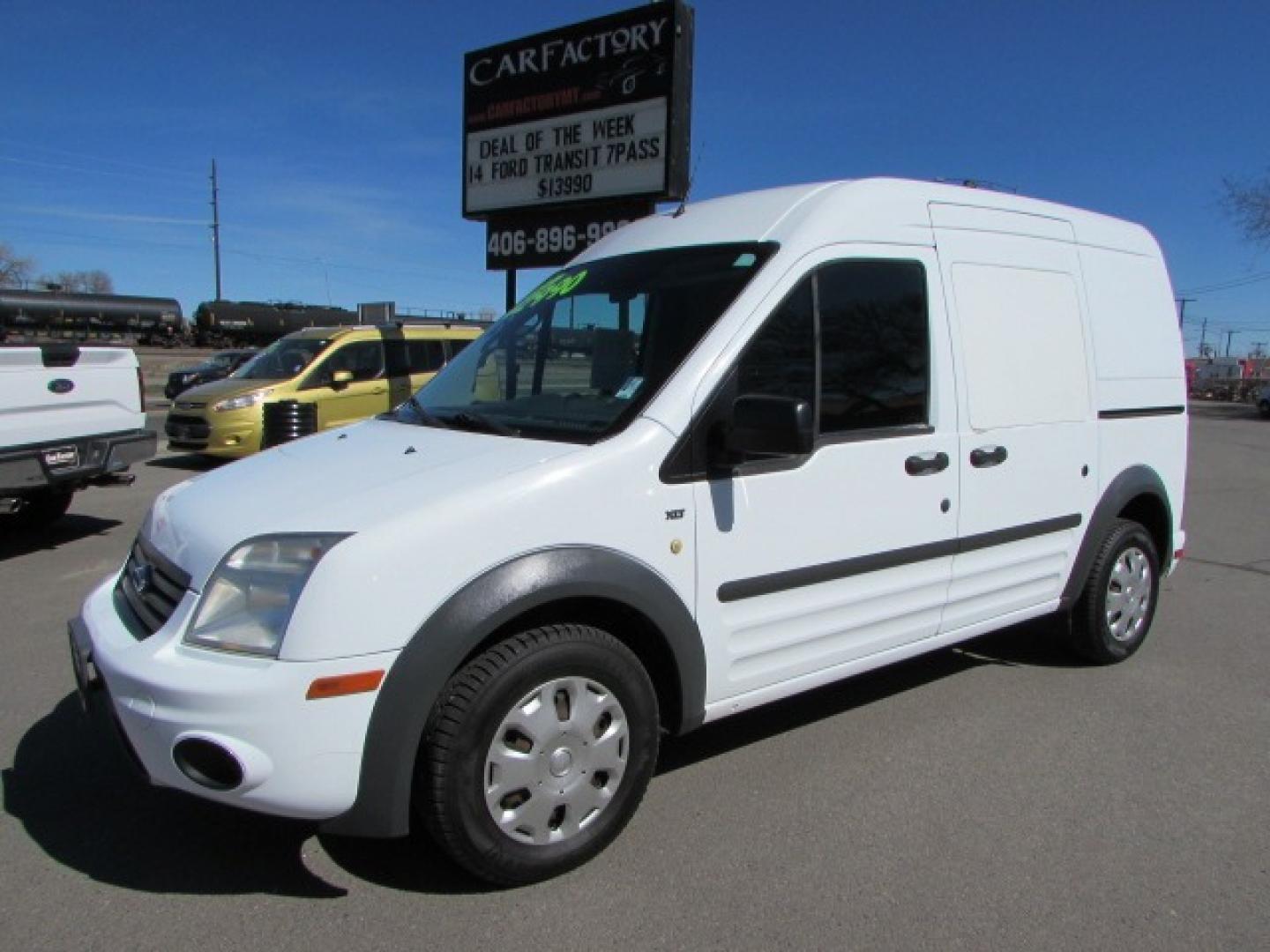 2013 White /Gray Ford Transit Connect XLT Cargo Van (NM0LS7DN9DT) with an 2.5L DOHC 4cyl engine engine, 6 speed automatic transmission, located at 4562 State Avenue, Billings, MT, 59101, (406) 896-9833, 45.769516, -108.526772 - 2013 Ford Transit Connect XLT Cargo Van - One owner! 2.5L L4 DOHC 16V Engine - 6 speed automatic transmission - Front wheel drive - 113,855 miles - One owner - Inspected and serviced - Ready to go to work today! XLT package - air conditioning - tilt and telescoping steering wheel - cruise con - Photo#0